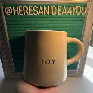 Hearth & Hand JOY  earthware mug
